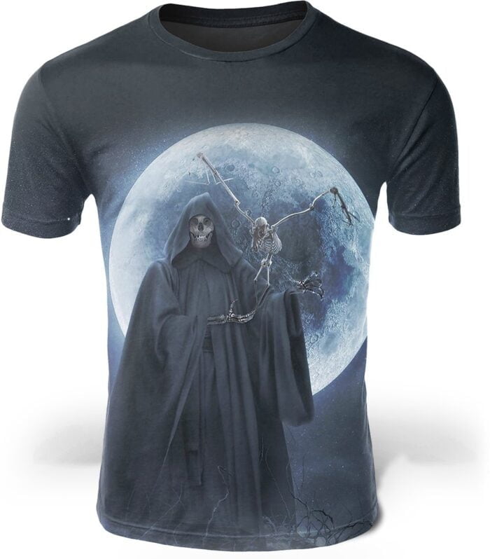T-Shirt Tête de Mort Lune